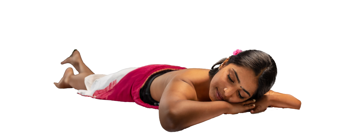 Overflowing Image of a woman lied down